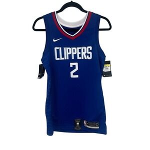 NWT Nike Mens Royal Blue Kawhi Leonard Icon LA Clippers Swingman Jersey Small